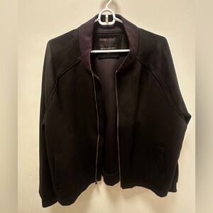 Black Banana Republic Bomber Jacket